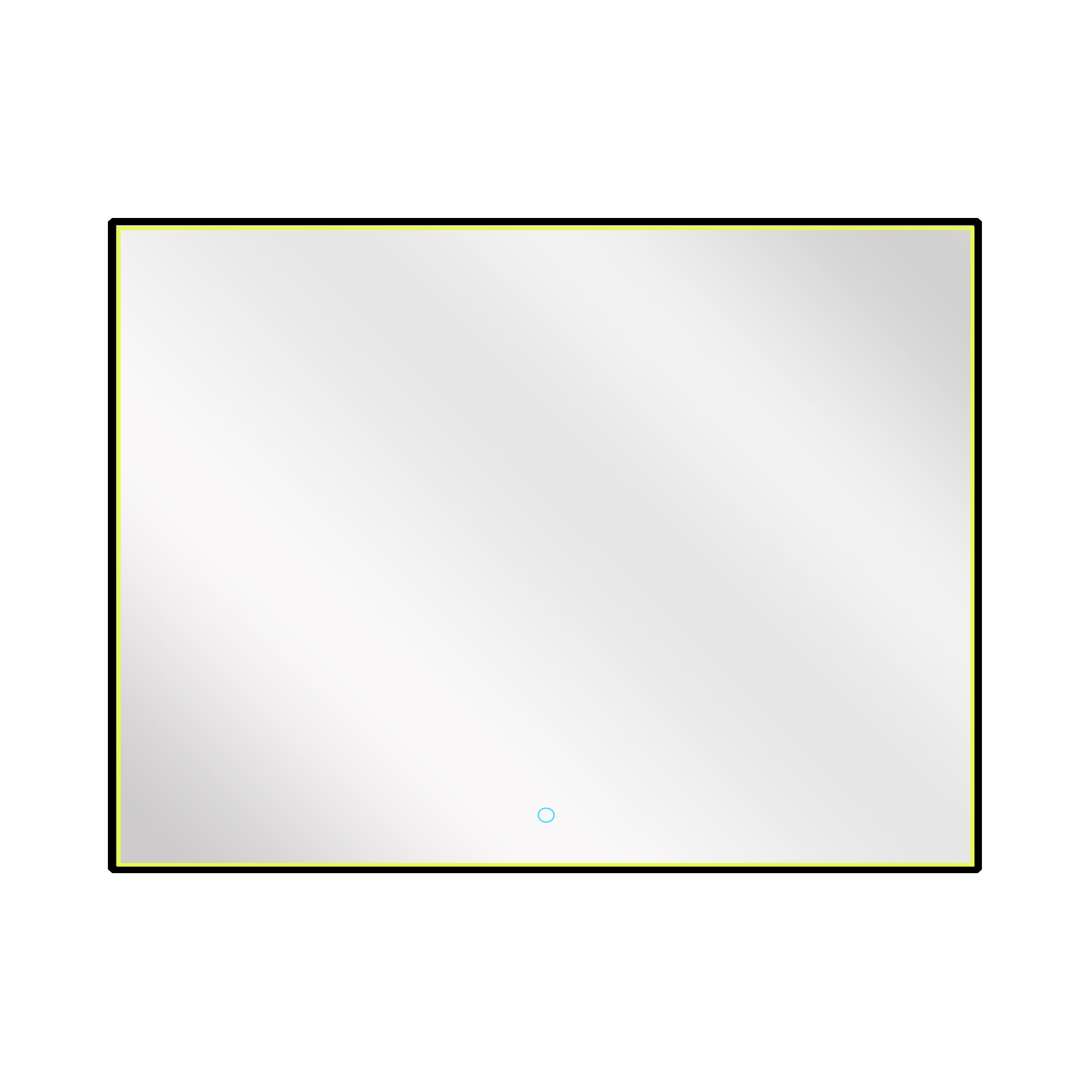 Wade Logan® Alyiana M11 Tr-color 30x36 Rectangular Led Mirror | Wayfair