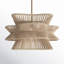 Luminaire suspendu en corde tissée 1 lumière à intensité variable Towne-1349312790