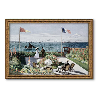 Jardin à Sainte-Adresse, 1867 - Claude Monet - Toile encadrée sur mesure