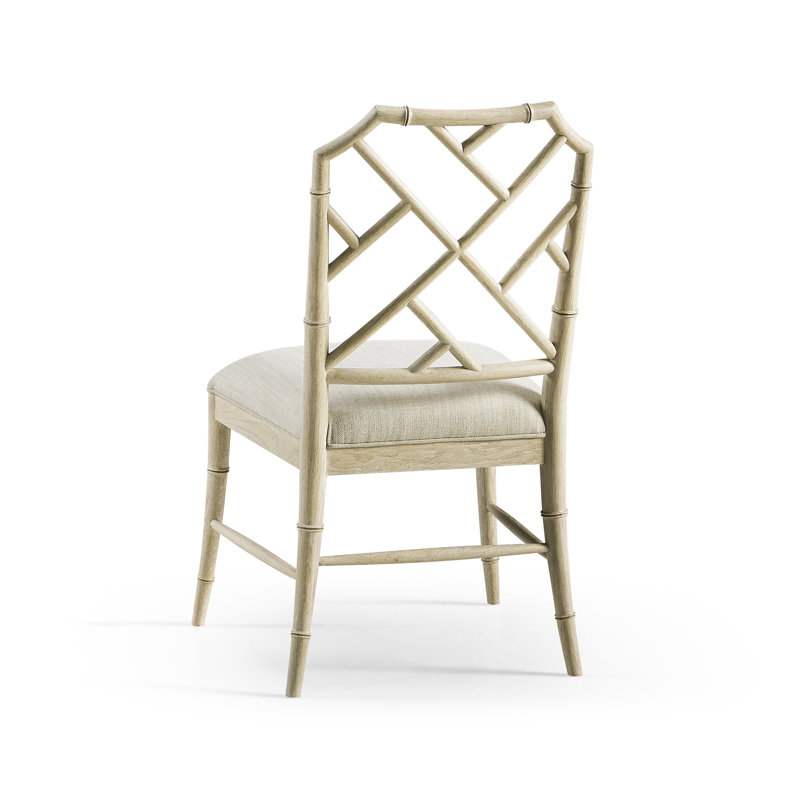 Saros Upholstered Dining Chair, Stripped Oak
