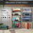 5-Tier Adjustable Hanging Closet Organizer,Black