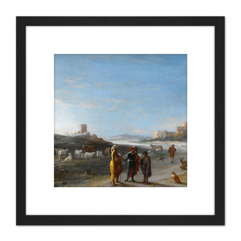Van Poelenburch Italian Landscape by Van Poelenburch - Single Picture Frame Painting