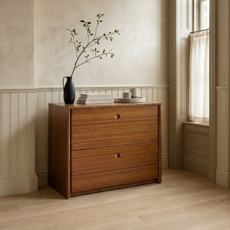 Commode Quinn, Auburn, Brun