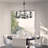 Newlin 5-Light Steel Dimmable Drum Chandelier -732996593