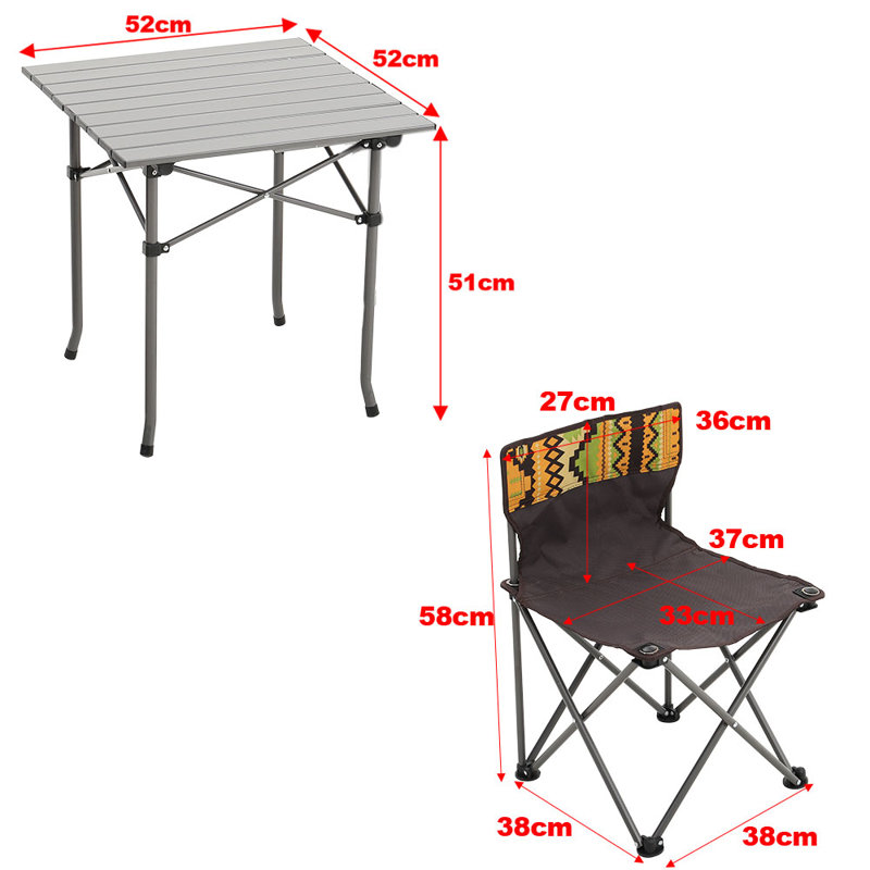 Square 5 - Piece 4 - Person Outdoor Picnic Table