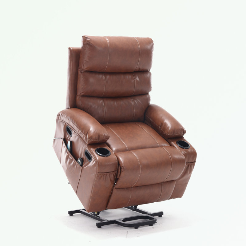 Akuna Electric Power Lift Recliner Chair, Brown