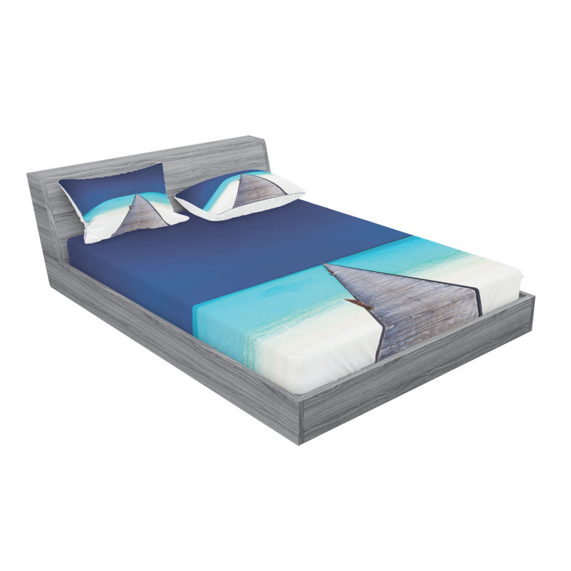 Microfiber Sheet Set, Queen Sheet Set + Fitted Sheet + 2 Pillowcases