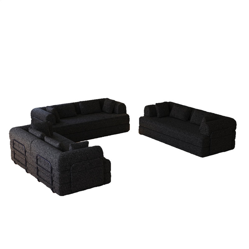 Luxurious Folding Sofa Trio