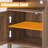 Walnut Farmhouse Nightstand, with Charging Station, Rattan Door & Adjustable Shelf