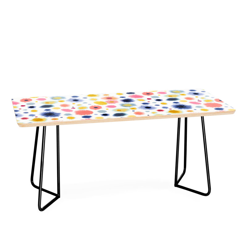 Table basse à points doux, Noir