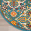 Tapis turquoise / ivoire / jaune Welaka-1723895902