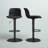 Alabama Swivel Upholstered Adjustable Height Counter Stool with Iron Frame-811059248