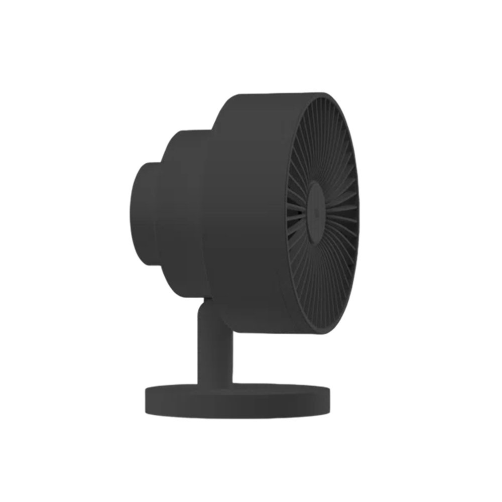 The Windmill Smart Whisper-Quiet Air Circulator and Fan with 5 Speeds and Remote Windmill Color/Finish: Black