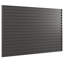 Panneaux muraux à lattes, panneaux muraux à lattes en PVC robustes, système de rangement mural, outil de planches en ardoise de 4 pi x 8 pi avec support robuste et installation facile