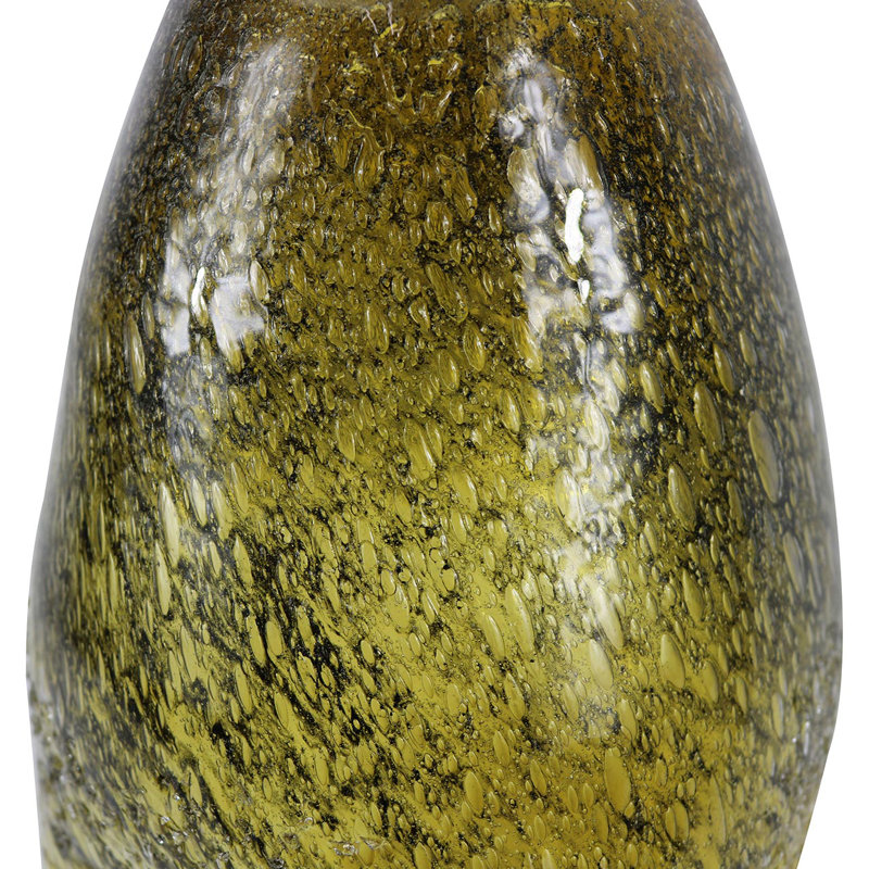 Chic Handmade Vase for the Living Room, Stylish Decorative Glass Vase, Overall Height - Top to Bottom (cm) 36.5