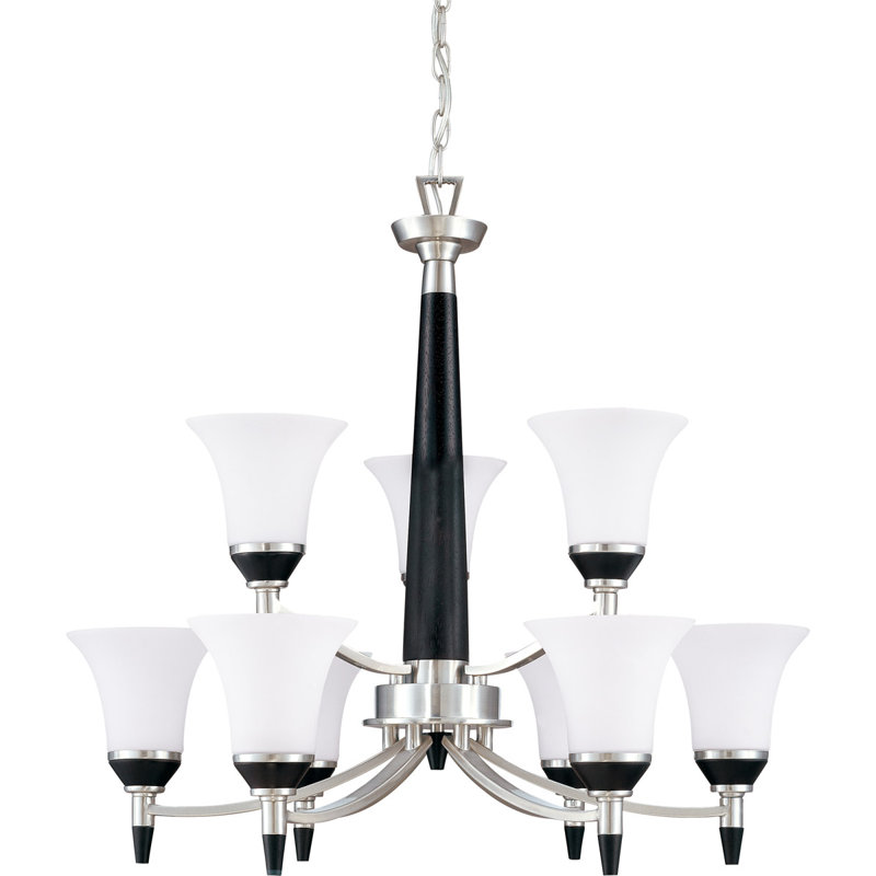 Lustree 6 lumières à niveaux ombrés Helle