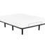 Base de lit réglable moderne simple TG. Filaire contrôlé à distance. Moteurs silencieux pour la tête et les pieds. Comprend les supports de tête de lit. Antidérapant. Capacité de poids de 750 lb Noir Chambre à coucher. Base contemporaine en métal avec-1065950099