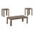 Transitional Table Set, 3pcs Set