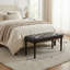 Banc de piano avec repose-pieds Franz Espresso