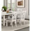 Mobilier de salle à manger rustique en chêne blanc 2 pièces Farmhouse