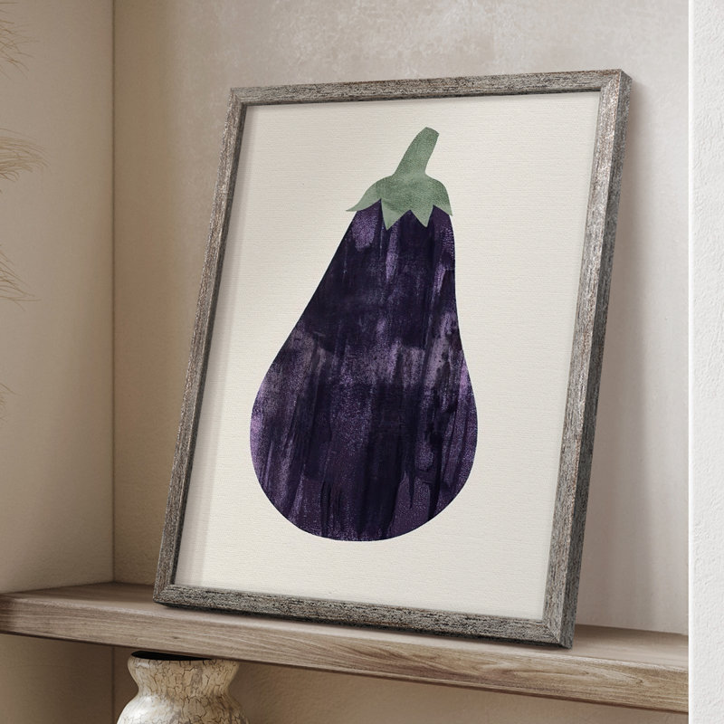Reproduction encadrée Organic Veg VIII - bois massif, H 30 po x l 24 po