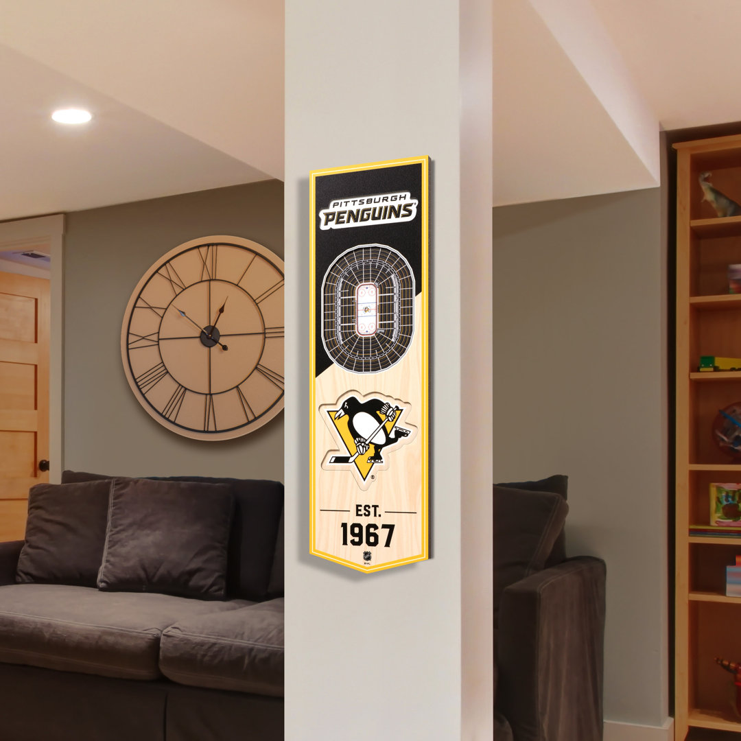 NHL 3D StadiumView 6x19 Banner YouTheFan NHL