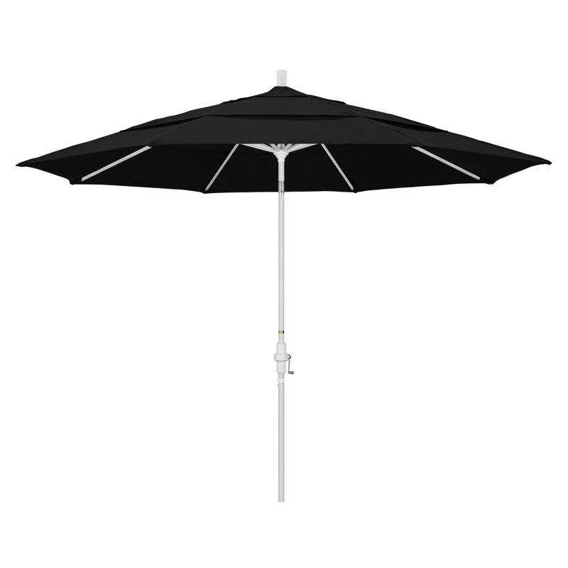 Parasol de marché Broadmeade octogonal Sunbrella, Noir - Pacifica