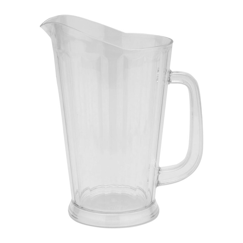 Le GE Pichet de service en plastique P-1064-1-CL sans BPA, 60 oz, transparent, Transparent