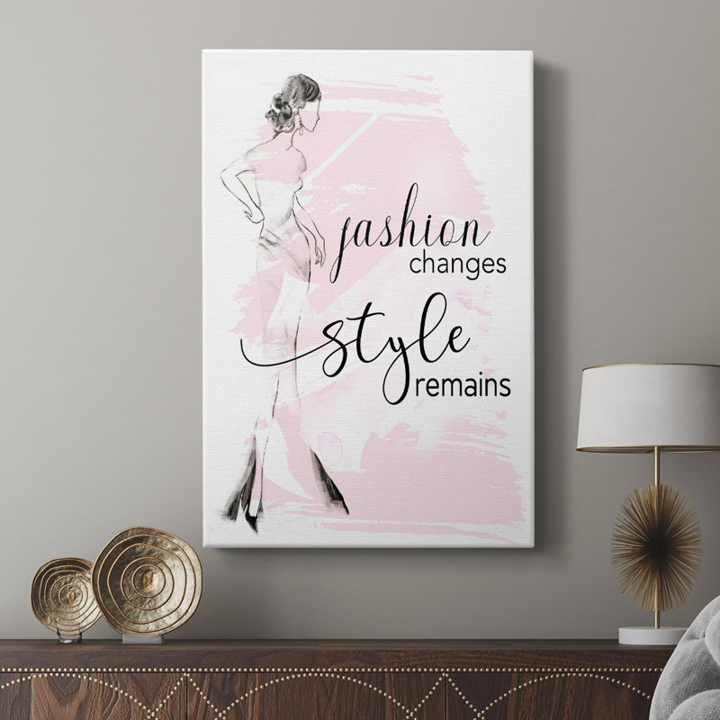 La mode change de style - la galerie Cavas, H 48 po x l 32 po