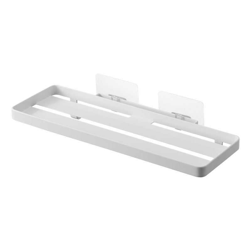 Plateau flottant adhésif sans trace Yamazaki Home, acier, peut supporter 4,4 lb