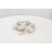 Cole And Grey Wood Handmade Ribbed Abstract Wall Decor With White Rope