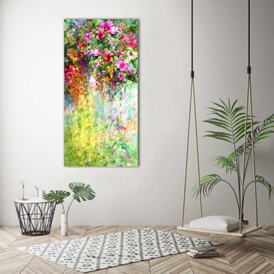Colourful Flowers - Wrapped Canvas Art Prints