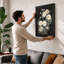 Gerbera Daisies in Bloom Botanical - Framed Print-1481149895-1481149912