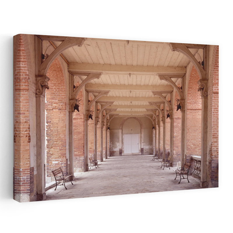 Bancs De Jardin # 1 - Photographie Architecture Bancs Europe Art, H 16 po x l 24 po