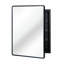 Armoire à miroir en métal à fixation murale ou encastrée-374772421