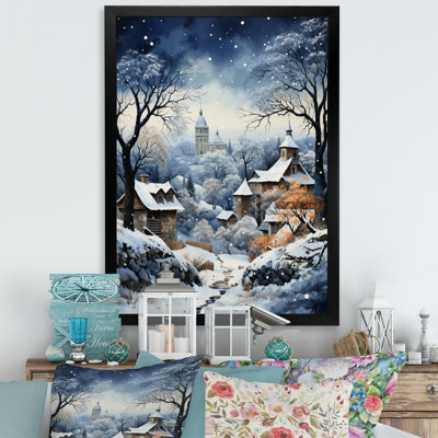 Harmonie du village d'hiver I - impression