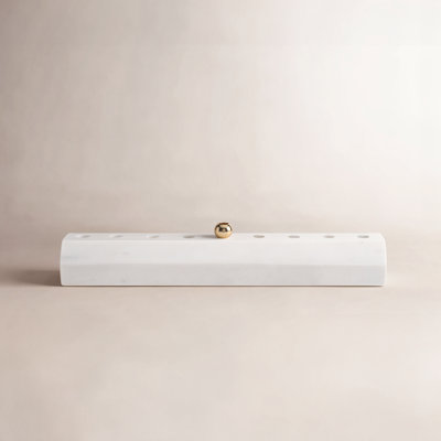 Marble Faceted Menorah