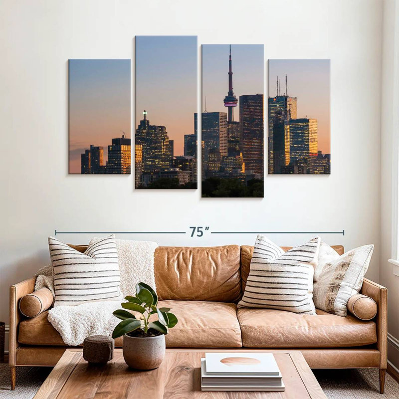 Toronto skyscrapers Sireci, H 42 po x l 68 po