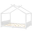 Lit surélevé pour grand lit avec lattes de soutien, structure de lit en bois massif pour enfants, sans sommier ni structure d'ouverture, blanc-1217564728