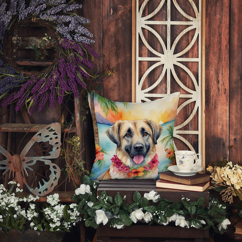Coussin Anatolian, H 14 po x l 14 po