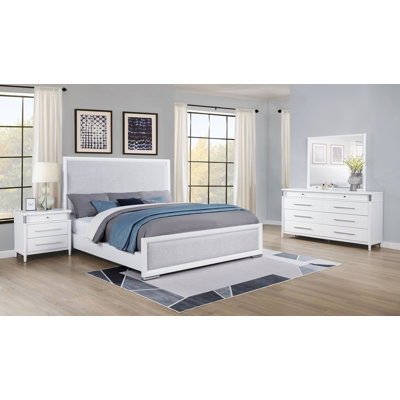 Ensemble de chambre avec très grand lit californien 4 pièces Gracemont