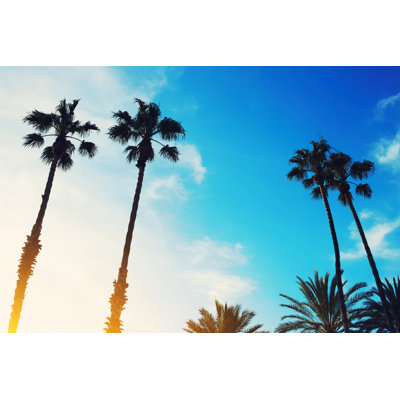 Lush Palm Trees by GaudiLab - Wrapped Canvas Print