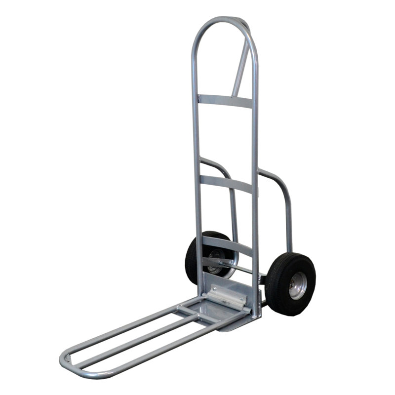 Welded Aluminum Truck with P-Handle with 10″ Pneumatic Tires