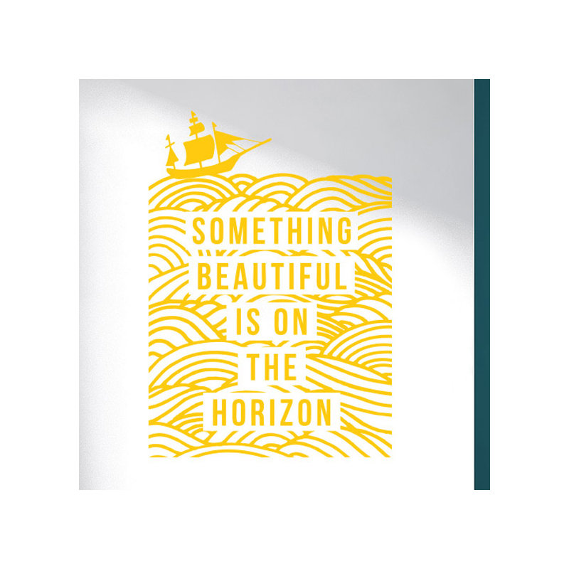 Non-Wall Damaging Wall Decal, Dark Yellow