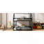 Lit superposé simple en métal avec clôture et porte en métal-2107748506