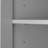 Storage Cabinet With Two Doors For Bathroom, Office, Adjustable Shelf, MDF Board, Grey-239058333