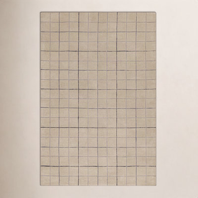 Mallory Hand-Woven Gray Geometric Area Rug