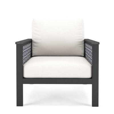 Townsend Metal Outdoor Lounge Chair with Sunbrella Cushions by Birch Lane