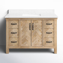 Sterling Savoie Natural 49 in. Vanity with Marble Top