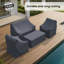 Housses de conversation pour patio 4 pièces Landing